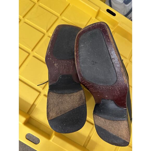 Kenneth Cole Men's Leather Dress Shoes Lace Up Square Toe Formal Wedding Prom 43 - Picture 4 of 8